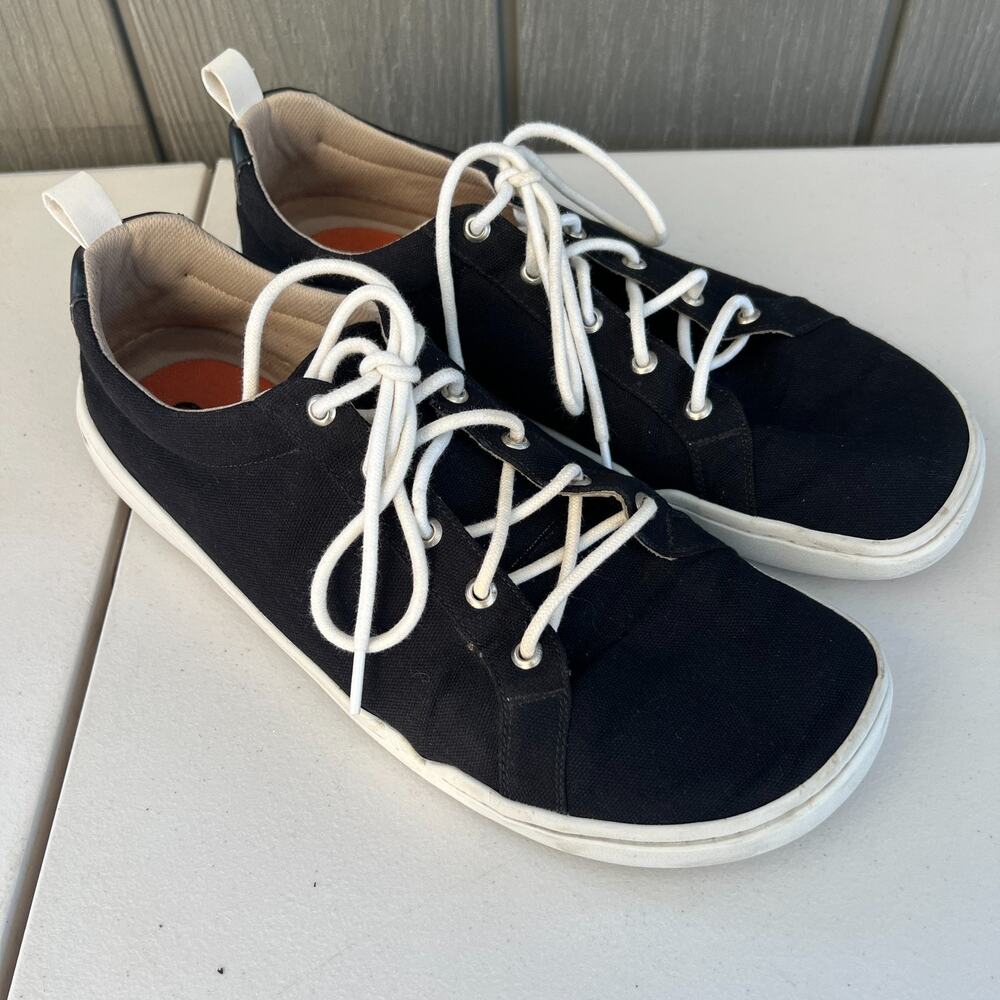 Origo Everyday Sneaker Mens Size 13 46/47 Black Lace Up Canvas Shoes